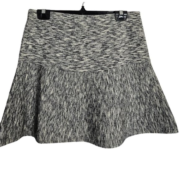 Theory Wool Gida KB Evian Space Knit Flounce Hem Skater Skirt Women Medium - Picture 4 of 10
